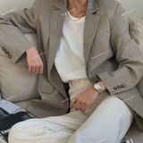  [Vải MM] (511) Vải Xước Hàn Mát, Mịn, Giãn Nhẹ Lên Quần Tây, Vest, Váy, Đầm, Set (Giá 0.55m) 