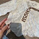  [Vải MM] (286) Vải Ren Thun Hoa Nổi Co Giãn, Mềm Chuyên Lên Váy, Đầm, Áo Thiết Kế, Sang Trọng (Giá Bán 0.5m) 