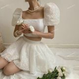  [Vải MM] [213] Vải Tơ Hoa Mai Thời Trang Mềm, Nhẹ Lên Sơ Mi, Đầm, Váy Đẹp, Sang Trọng Cần Lót (Giá Bán 0.5m) 