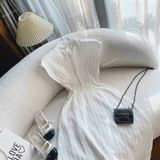  [Vải MM] [153] Vải Đũi Sọc Đôi Mềm Mát Lên Sơ Mi, Váy, Đầm, Set Bộ Thời Trang (Giá Bán 0.55m) 