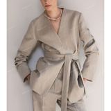  [Vải MM] [114] Vải Linen Gân Nhật Chống Nhăn Lên Quần, váy, Đầm, Vest, Blazer, Set Bộ (Giá Bán 0.55m) 