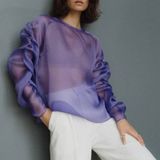  [212] Vải Tơ Sống Organza Chính Phẩm Bóng Mướt Lên Đầm, Váy, Sơ Mi, Áo Dài (giá bán 0.5m) 