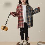  [Vải MM] (839) Vải Dạ Caro Hot Trend Dày Vừa, Không Giãn Lên Sơ Mi, Áo Khoác, Váy, Đầm, Quần, Set (Giá Bán 0.55m) 