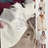  [512] Vải Tuyết Mưa Cao Cấp Loại 1 Dày Dặn May Quần, Vest, Đầm, Váy 28 Màu (giá bán 0.55m) 