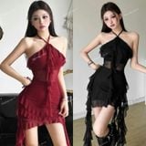  [Vải MM] (Giá 0.5m) (771) Vải Thun Lưới Dẻo Co Giãn 4 Chiều Lên Đầm, Váy, Set Bộ Thiết Kế Cần Lót 