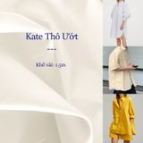  [Vải MM] (407) Vải Kate Thô Ướt Hót Trend Dày Vừa, Không Giãn Lên Sơ Mi, Váy, Đầm, Quần, Set (Giá bán 0.5m) 