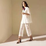  [282] Vải Ren Hoa Không Giãn Lên Áo, Váy, Đầm, Set Bộ Thiết Kế Phù Hợp Ngày Hè (Giá Bán 0.5m) 