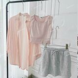  [Vải MM] (402) Vải Sơ Mi Kate Sọc Đứng Mềm, Mát lên Sơ Mi Nam Nữ, Đầm, Set Bộ (Giá bán 0.55m) 