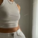  [Vải MM] [756] Vải Thun Tăm Lạnh Co Giãn 4 Chiều May Áo, Váy, Đầm, Bộ Thiết Kế (Giá bán 0.5m) 