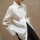  [Vải MM] [152] Vải Đũi Lụa Lạnh Chính Phẩm Mịn Mát Lên Sơ Mi, Áo Dài, Váy, Đầm (Giá bán 0.55m) 