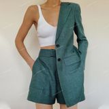 [Vải MM] [114] Vải Linen Gân Nhật Chống Nhăn Lên Quần, váy, Đầm, Vest, Blazer, Set Bộ (Giá Bán 0.55m) 