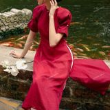  [Vải MM] [152] Vải Đũi Lụa Lạnh Chính Phẩm Mịn Mát Lên Sơ Mi, Áo Dài, Váy, Đầm (Giá bán 0.55m) 