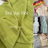  [Vải MM] [153] Vải Đũi Sọc Đôi Mềm Mát Lên Sơ Mi, Váy, Đầm, Set Bộ Thời Trang (Giá Bán 0.55m) 