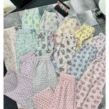  [Vải MM] (410) Vải Caro Họa Tiết Nơ Mùa Hè Lên Áo, Quần, Váy, Đầm, Set Bộ (Giá Bán 0.55m) 