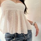  [Vải MM] (409) Vải Kate Thêu Chính Phẩm, Mát Lên Váy, Đầm, Set Bộ Thời Trang (Giá Bán 0.5m) 