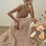  [836] Vải Dạ Tweed Hạt Dày Vừa Lên Vest, Set Bộ, Quần, Váy, Đầm Sang Trọng Đứng Form (giá bán 0.5m) 