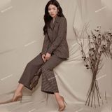  [Vải MM] (832) Vải Dạ Tweed Cánh Én Lên Vest, Set Bộ, Quần, Váy, Đầm Sang Trọng Đứng Form (Giá bán 0.5m) 