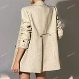  [Vải MM] (511) Vải Xước Hàn Mát, Mịn, Giãn Nhẹ Lên Quần Tây, Vest, Váy, Đầm, Set (Giá 0.55m) 