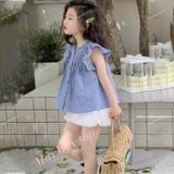  [Vải MM] (403) Vải Sơ Mi Caro 2 Li Mềm, Mát lên Sơ Mi Nam Nữ, Đầm, Set Bộ (Giá bán 0.55m) 