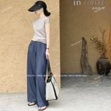  [Vải MM] (801) Vải Jean Lụa Chính Phẩm Mềm, Mát Lên Sơ Mi, Váy, Đầm, Set Bộ (Giá 0.55m) 