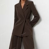  [Vải MM] (505) Vải Chéo Cotton Ý Loại 1 Mịn, Mát, Co Giãn Chính Phẩm Lên Quần Tây, Váy, Đầm Công sở (Giá Bán 0.55m) 