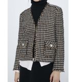  [834] Vải Dạ Tweed Caro  Lên Vest, Set Bộ, Quần, Váy, Đầm Sang Trọng Đứng Form 