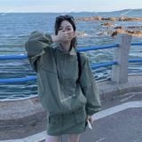  [Vải MM] (820) Vải Dù Gió Nhăn Hot Trend Lên Áo, Áo Khoác, Quần, Set Bộ, Đầm, Váy (Giá Bán 0.55m) 