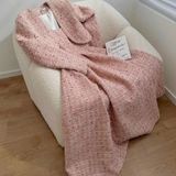  [836] Vải Dạ Tweed Hạt Dày Vừa Lên Vest, Set Bộ, Quần, Váy, Đầm Sang Trọng Đứng Form (giá bán 0.5m) 