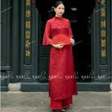  [Vải MM] (304) Vải Gấm Bướm Cao Cấp Chính Phẩm Mướt, Mát May Áo, Áo Dài, Váy, Đầm, Set Bộ (Giá bán 0.5m) 