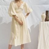  [Vải MM] [105] Vải Linen Bột Mịn Đã Wash Mát Lên Sơ Mi, Quần, Váy, Đầm, Bộ, Áo Dài (giá bán 0.55m) 