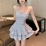  [Vải MM] (752) Vải Thun Sóng Thời Trang Co Giãn 4 Chiều Lên Áo, Váy, Đầm, Set Bộ Thời Trang (Giá Bán 0.5m) 