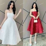  [Vải MM] (307) Gấm Tafta Hoa Cao Cấp Lên Áo Dài, Áo, Váy, Đầm, Set Bộ Thiết Kế Sang Trọng (Giá Bán 0.5m) 