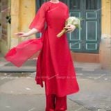  [Vải MM] (200) Vải Tơ Nến Nhẹ, Đứng Form, Không Giãn Lên Áo Kiểu, Áo Dài, Váy, Đầm Thiết Kế (Giá Bán 0.5m) 