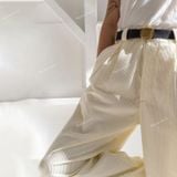  [Vải MM] (602) Vải Nhung Tăm Lớn Dày Dặn, Không Giãn Lên Quần, Áo Khoác, Váy, Đầm (giá bán 0.55m) 