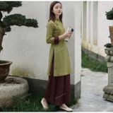  [Vải MM] [107] Vải Linen Bamboo Đã Wash Ít Nhăn, Mềm, Mát Lên Sơ Mi, Set Bộ, Váy, Đầm (Giá Bán 0,55m) 