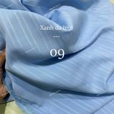  [Vải MM] [153] Vải Đũi Sọc Đôi Mềm Mát Lên Sơ Mi, Váy, Đầm, Set Bộ Thời Trang (Giá Bán 0.55m) 