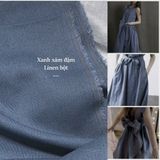  [Vải MM] [105] Vải Linen Bột Mịn Đã Wash Mát Lên Sơ Mi, Quần, Váy, Đầm, Bộ, Áo Dài (giá bán 0.55m) 