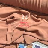  [Vải MM] (301) Vải Lụa Mango Loại 1 Chính Phẩm Mềm, Mượt May  Áo Dài, Sơ Mi, Váy, Đầm, Set Bộ (Giá Bán 0.55m) 