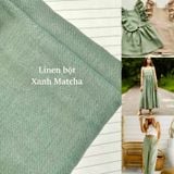  [Vải MM] [105] Vải Linen Bột Mịn Đã Wash Mát Lên Sơ Mi, Quần, Váy, Đầm, Bộ, Áo Dài (giá bán 0.55m) 