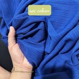  [757] Vải Thun Gân Sọc Lạnh Chính Phẩm Co Giãn 4c Lên Quần, Váy, Đâm (Giá Bán 0.5m) 