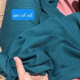  [757] Vải Thun Gân Sọc Lạnh Chính Phẩm Co Giãn 4c Lên Quần, Váy, Đâm (Giá Bán 0.5m) 