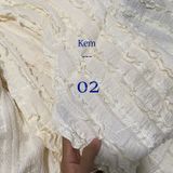  [Vải MM] (752) Vải Thun Sóng Thời Trang Co Giãn 4 Chiều Lên Áo, Váy, Đầm, Set Bộ Thời Trang (Giá Bán 0.5m) 