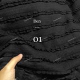  [Vải MM] (752) Vải Thun Sóng Thời Trang Co Giãn 4 Chiều Lên Áo, Váy, Đầm, Set Bộ Thời Trang (Giá Bán 0.5m) 