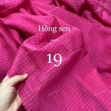  [Vải MM] (204) Vải Tơ Xốp Vuông Nhẹ, Mềm, Lên Sơ Mi, Đầm, Váy Đẹp, Sang Trọng Cần Lót (Giá Bán 0.5m) 