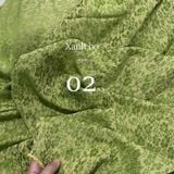  [303] Vải Gấm 2 Da Cao Cấp Chính Phẩm loại 1 Mềm, Mượt May Áo, Áo Dài, Váy, Đầm, Set Bộ (giá bán 0.5m) 