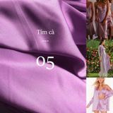  [302] Vải lụa Satin loại 1 mềm, mịn, bóng nhẹ lên áo dài, sơ mi, bộ, váy, đầm (giá bán 0.55m) 