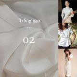  [302] Vải lụa Satin loại 1 mềm, mịn, bóng nhẹ lên áo dài, sơ mi, bộ, váy, đầm (giá bán 0.55m) 