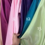  [Vải MM] (308) Vải Tafta Lụa Chính Phẩm Bóng Mướt, Không Giãn Lên Váy, Đầm, Set (Giá bán 0.5m) 