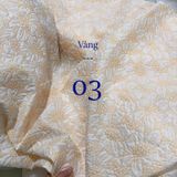  [311] Vải Tafta Gấm Hoa Nổi Thời Trang Lên Áo, Váy, Đầm, Set Bộ, Áo Dài (Giá Bán 0.5m) 