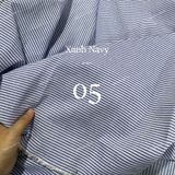  [Vải MM] (401) Vải Kate Sọc Oxford (Kate Ford) May Sơ Mi Nam Nữ, Đầm, Váy, Bộ (Giá Bán 0.55m) 